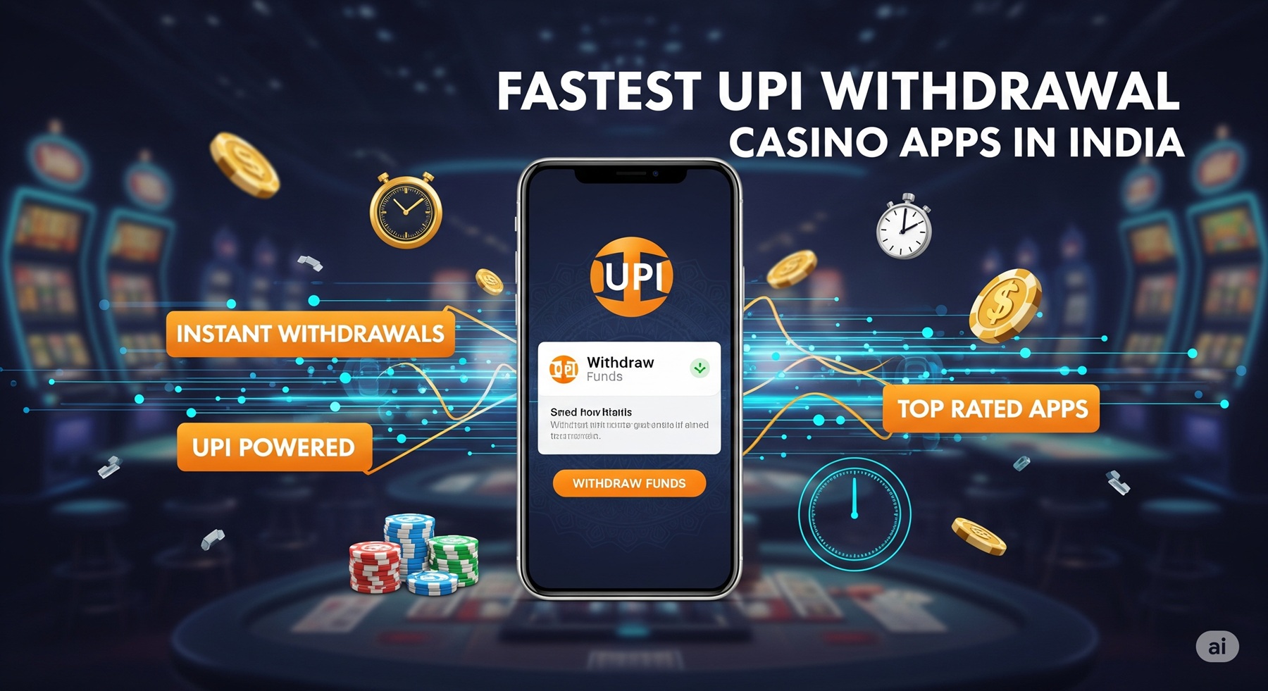 Fastest UPI Withdrawal Casino Apps in India